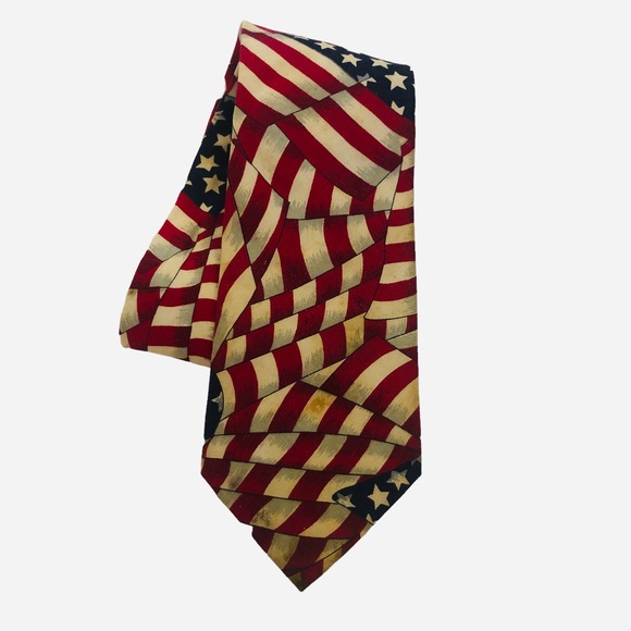 American Flag Tie - Picture 7 of 11